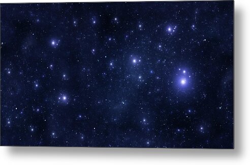 Space Galaxy Background Metal Print By Sololos