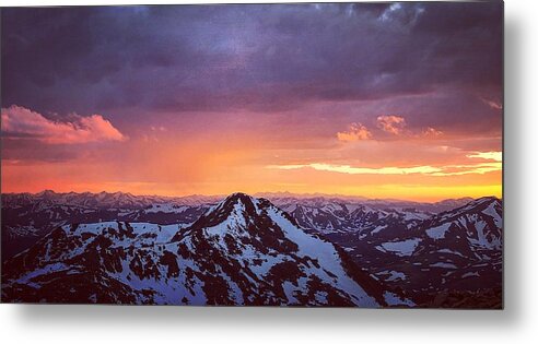 Colorado Metal Print featuring the photograph Stormy Sunset by Kevin Schwalbe