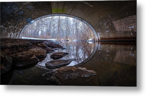 Winter Metal Print featuring the photograph Wintertime Tunnel Vision by John Randazzo