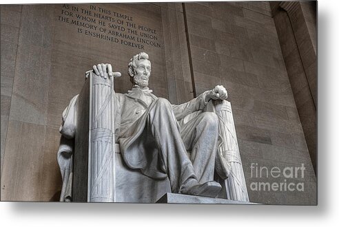 Abe Metal Print featuring the photograph Abe Lincoln #1 by Action