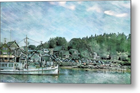 Maine Metal Print featuring the photograph Port Clyde, Maine #2 by Marcia Lee Jones