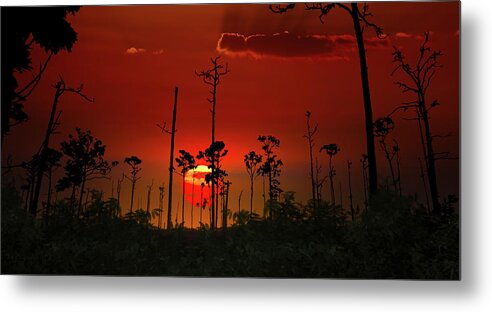 Sunset Metal Print featuring the photograph A Quiet Place by Mark Andrew Thomas
