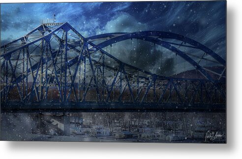 Mississippi Metal Print featuring the photograph Beauty Of Darkness by Phil S Addis