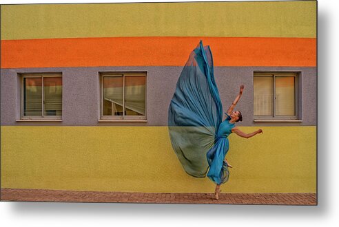 Dance Metal Print featuring the photograph Blown by Motion by Uri Baruch