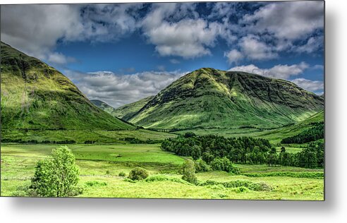 Scotland Metal Print featuring the photograph Feeling High in the Highlands by Marcy Wielfaert