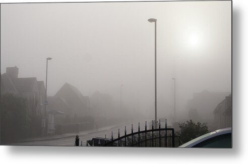 Fog Metal Print featuring the photograph Foggy Afternoon. by Elena Perelman