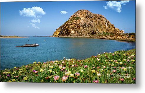 23 Million Years Old Metal Print featuring the photograph Gibraltar of the Pacific-- Morro Rock by David Levin