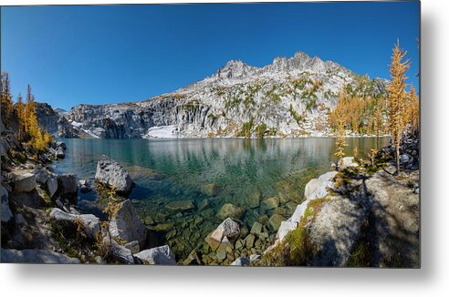 Core Metal Print featuring the photograph Inspiration Lake 3 by Pelo Blanco Photo