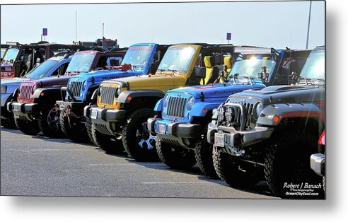 Jeeps Metal Print featuring the photograph Jeeps of Jeep Week 2016 by Robert Banach