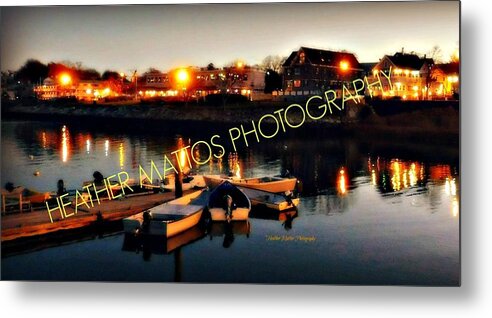 Plymouth Metal Print featuring the photograph Plymouth Harbor waterfront by Heather M Photography