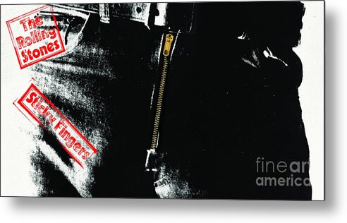 Rolling Stones Metal Print featuring the photograph Rolling Stones Sticky Fingers by Action