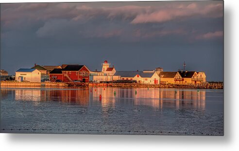 Pei Metal Print featuring the photograph Rustico Harbor in the Summer Golden Hour by Marcy Wielfaert