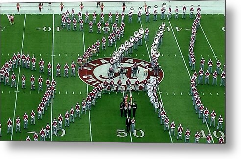 Gameday Metal Print featuring the photograph Script A by Kenny Glover