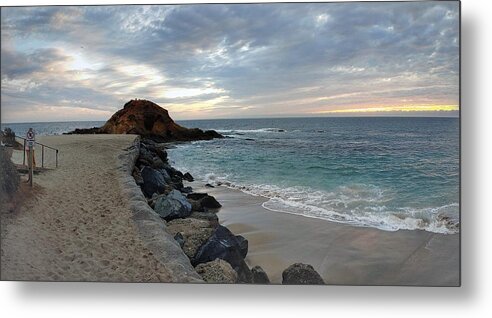 Beach Metal Print featuring the photograph The Calm Within the Storm by Marcus Jones