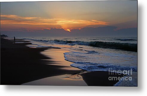 Sunrise Metal Print featuring the photograph Topsail Island Sunrise 1960 by Jack Schultz