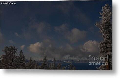 West Shore Metal Print featuring the photograph west shore Lake Tahoe, California, U.S.A., El Dorado National Forest as seen from south shore by PROMedias US