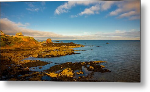 Bass Metal Print featuring the photograph Bass Rock from Dunbar #1 by Mark Llewellyn