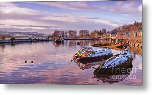 Bowling Metal Print featuring the photograph Bowling Harbour Panorama 02 #1 by Antony McAulay