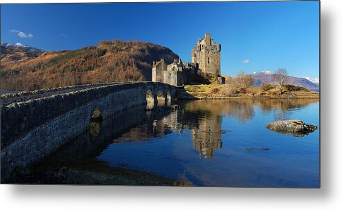Eilean Donan Castle Metal Print featuring the photograph Eilean Donan Castle #1 by Gavin Macrae