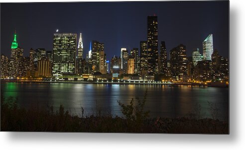 Gantry Plaza State Park Metal Print featuring the photograph View from Gantry Plaza State Park #2 by Theodore Jones