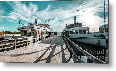 Ammersee Metal Print featuring the photograph Ammersee fleet #3 by Hannes Cmarits