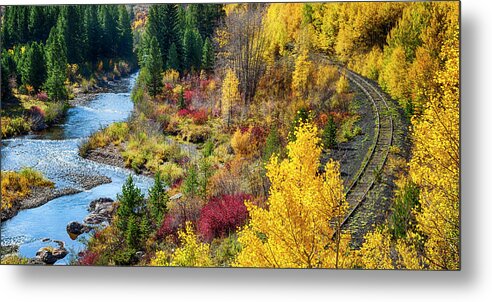 Scenics Metal Print featuring the photograph Abandoned Railway by C. Fredrickson Photography