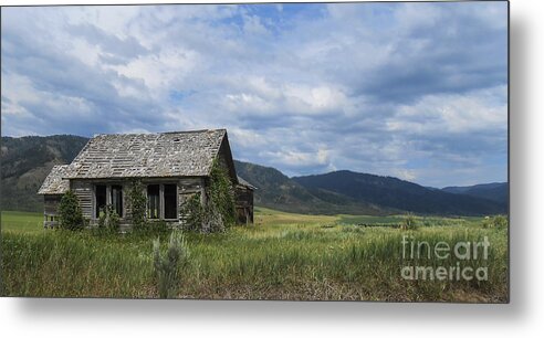 Sky Metal Print featuring the photograph Alone in the World by Elizabeth M