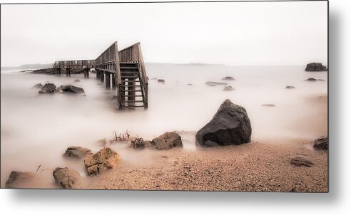Ballycastle Metal Print featuring the photograph Ballycastle - Bridge to Nowhere by Nigel R Bell