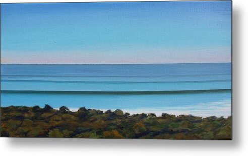 Surf Metal Print featuring the painting Central Coast Anticipation by Jeffrey Campbell