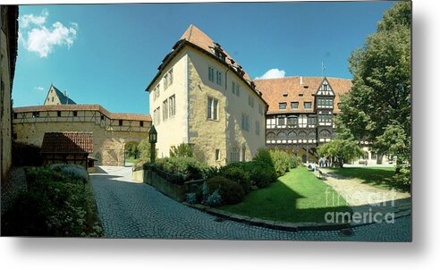 Europe Metal Print featuring the photograph Coburg fortress 3 by Rudi Prott