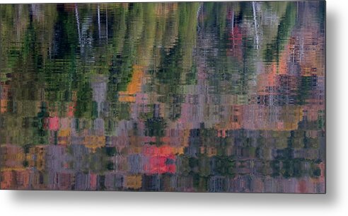 Reflection Metal Print featuring the photograph Colors of Fall by Jean Macaluso