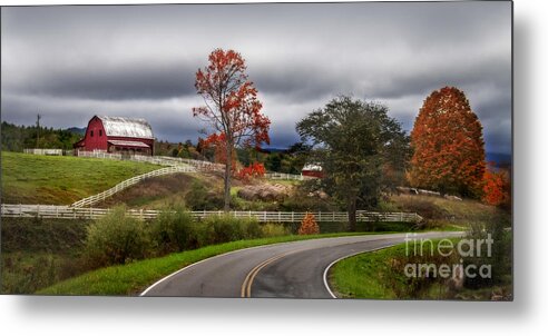 Virginia Metal Print featuring the photograph Country Drive by T Lowry Wilson