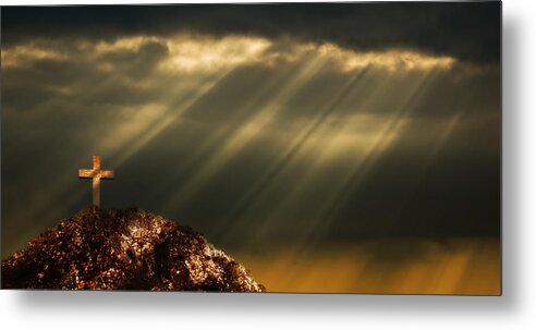 Easter Metal Print featuring the photograph Easter Sky by Meirion Matthias