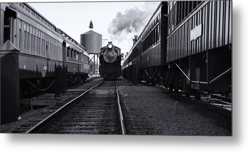 Train Metal Print featuring the photograph Getting Water by Brad Brizek