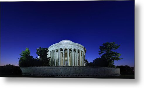 Metro Metal Print featuring the photograph Jefferson In The Morning by Metro DC Photography