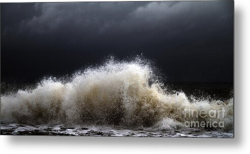 Abstract Metal Print featuring the photograph My Brighter Side of Darkness by Stelios Kleanthous