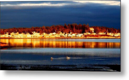 Onset Massachusetts Metal Print featuring the photograph Storm At Sunset by Marysue Ryan