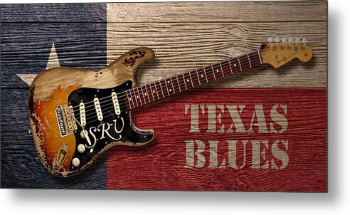 Blues Metal Print featuring the digital art Texas Blues by WB Johnston