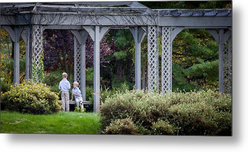 2013 Metal Print featuring the photograph The Conversation by Monroe Payne