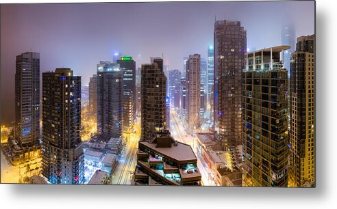 Vancouver Metal Print featuring the photograph Vancouver Snow by Alexis Birkill