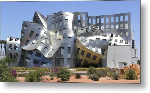 Surreal Building Metal Print featuring the photograph Windows into the Mind by Mike McGlothlen