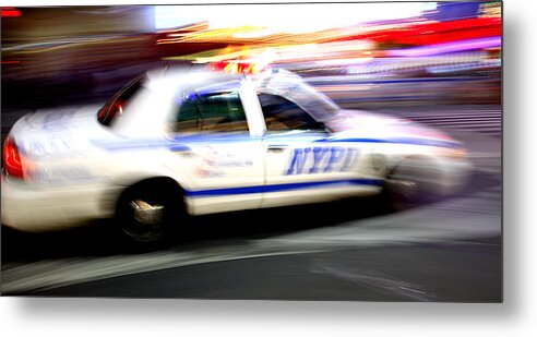 Police Metal Print featuring the photograph Police by David Harding