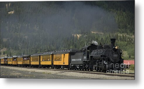 Cumbres & Toltec Metal Print featuring the photograph Trainload of Tourists by Tim Mulina