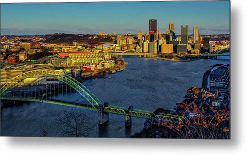 Pennsylvania Metal Print featuring the photograph Cityscape #1 by Stewart Helberg