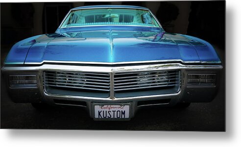 1968 Metal Print featuring the photograph 1968 Riviera Kustom by Thomas Hall