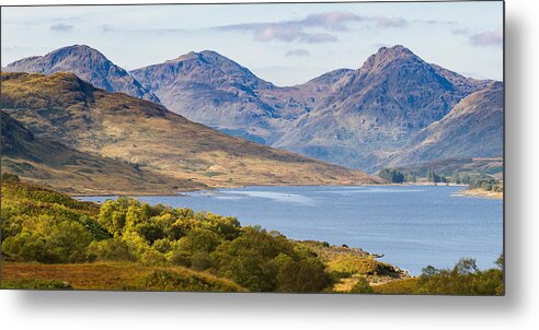 Loch Arklet Metal Print featuring the photograph Loch Arklet and the Arrochar Alps #2 by Gary Eason