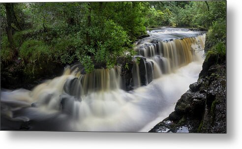 Waterfall Metal Print featuring the photograph Clare Glens #7 by Mark Callanan