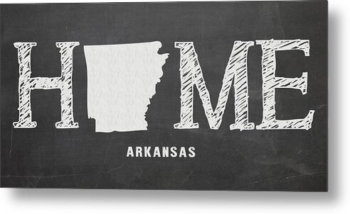 Arkansas Metal Print featuring the mixed media AR Home by Nancy Ingersoll