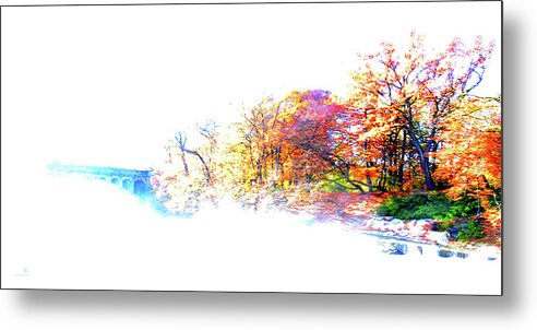 Autumn Metal Print featuring the photograph Autumn Colors by Hannes Cmarits