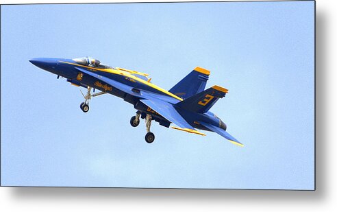 Blue Angel Metal Print featuring the photograph Blues by Jerry Cahill